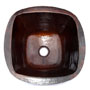 Mexican Copper Hammered Sinks -- s6002 Round Square Plain